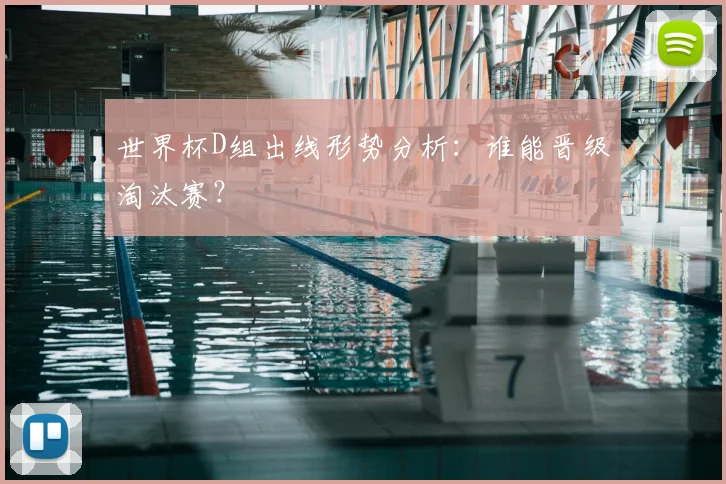 世界杯D组出线形势分析:谁能晋级淘汰赛?